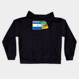 Cool Nicaragua Skull Flag, Nicaragua Flag, Nicaraguans Kids Hoodie